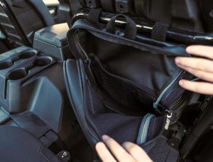 Yamaha Wolverine RMAX Seat Back Organizer - Behind the Seat - PRP Seats - Behind the Seat Bag - Black - `20-`22